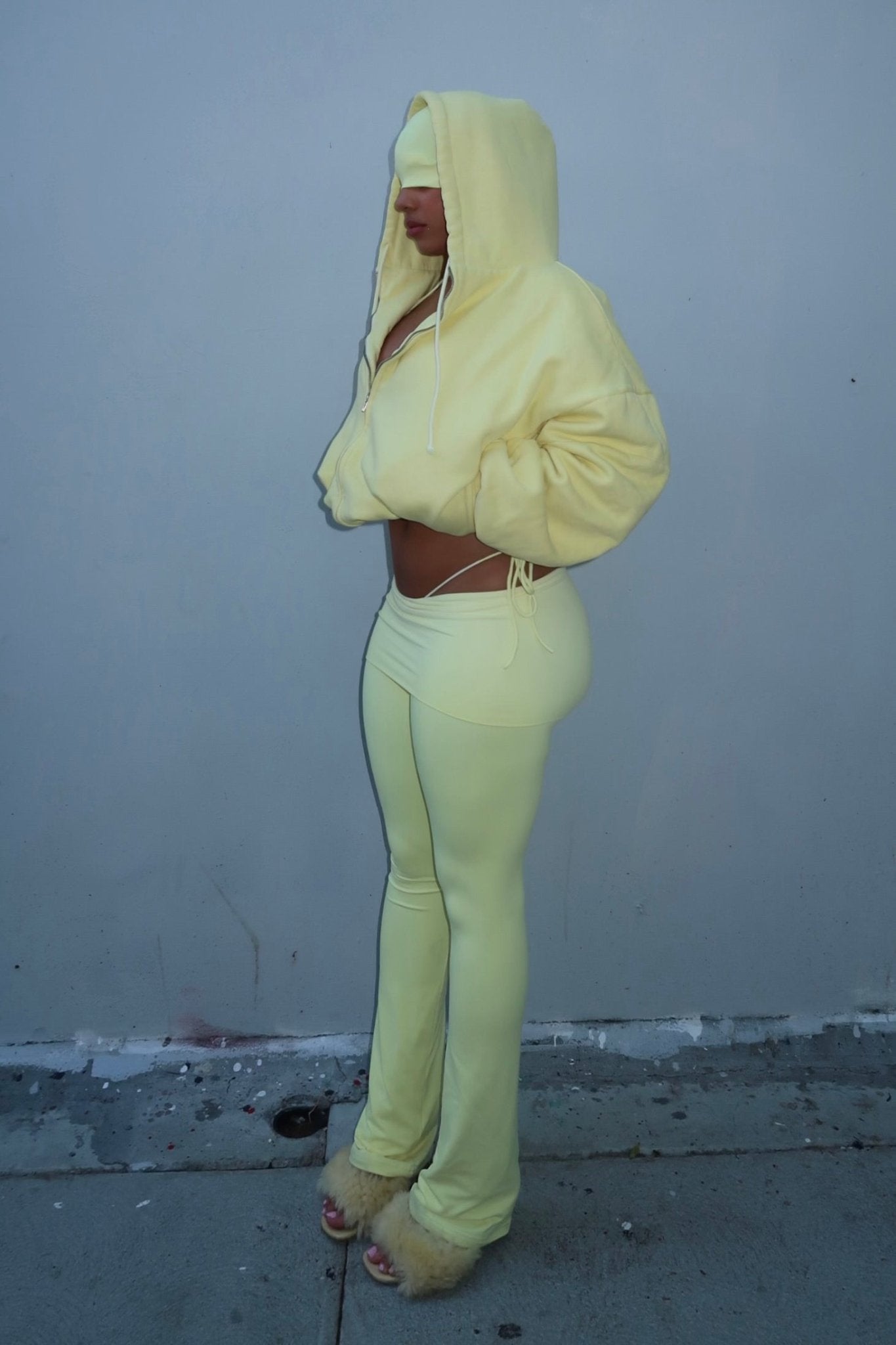YELLOW FOLD LEGGING - SWEET TALK