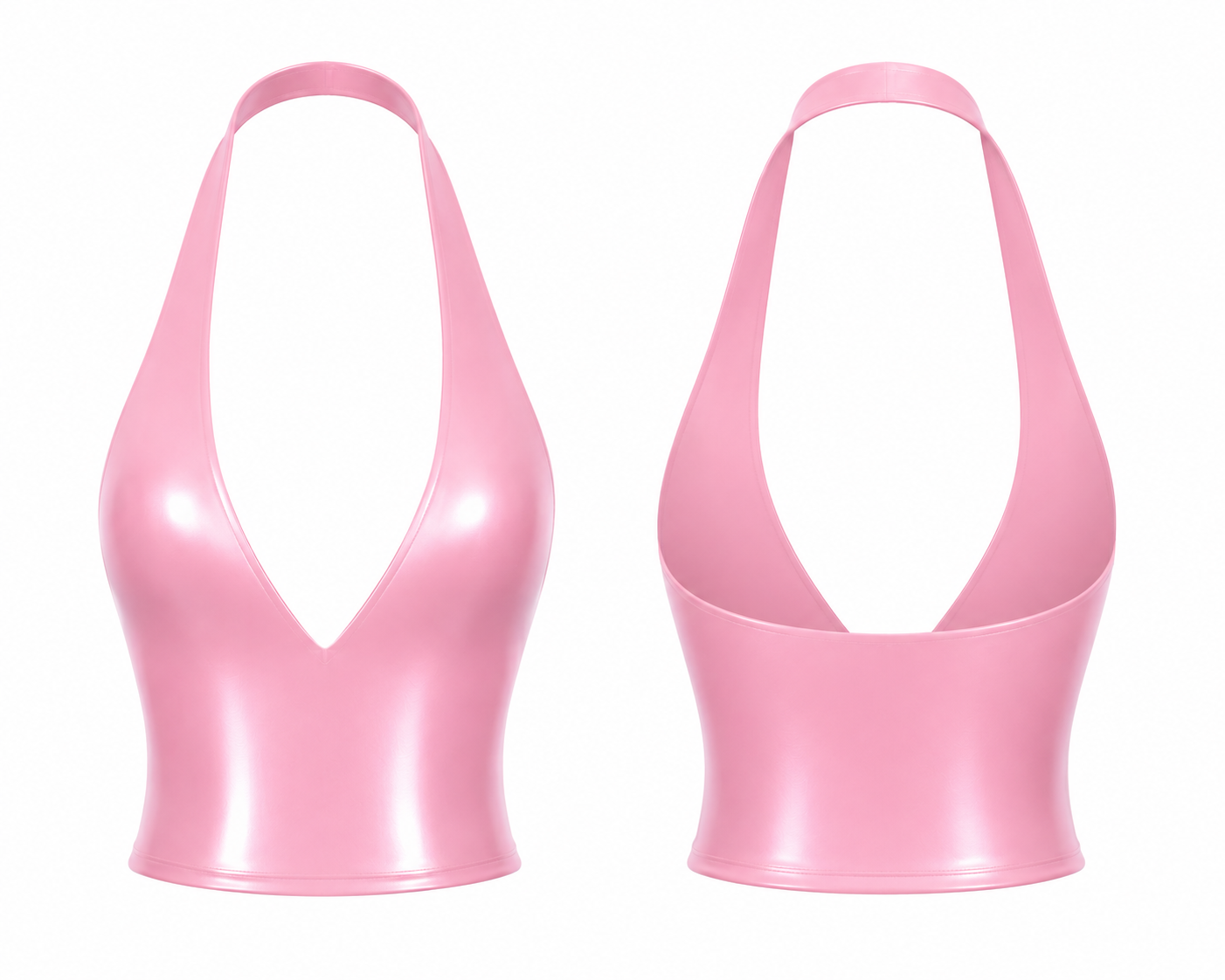 SAKURA CROP HALTER TOP