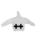 DOUBLE CROSS WHITE HOODIE