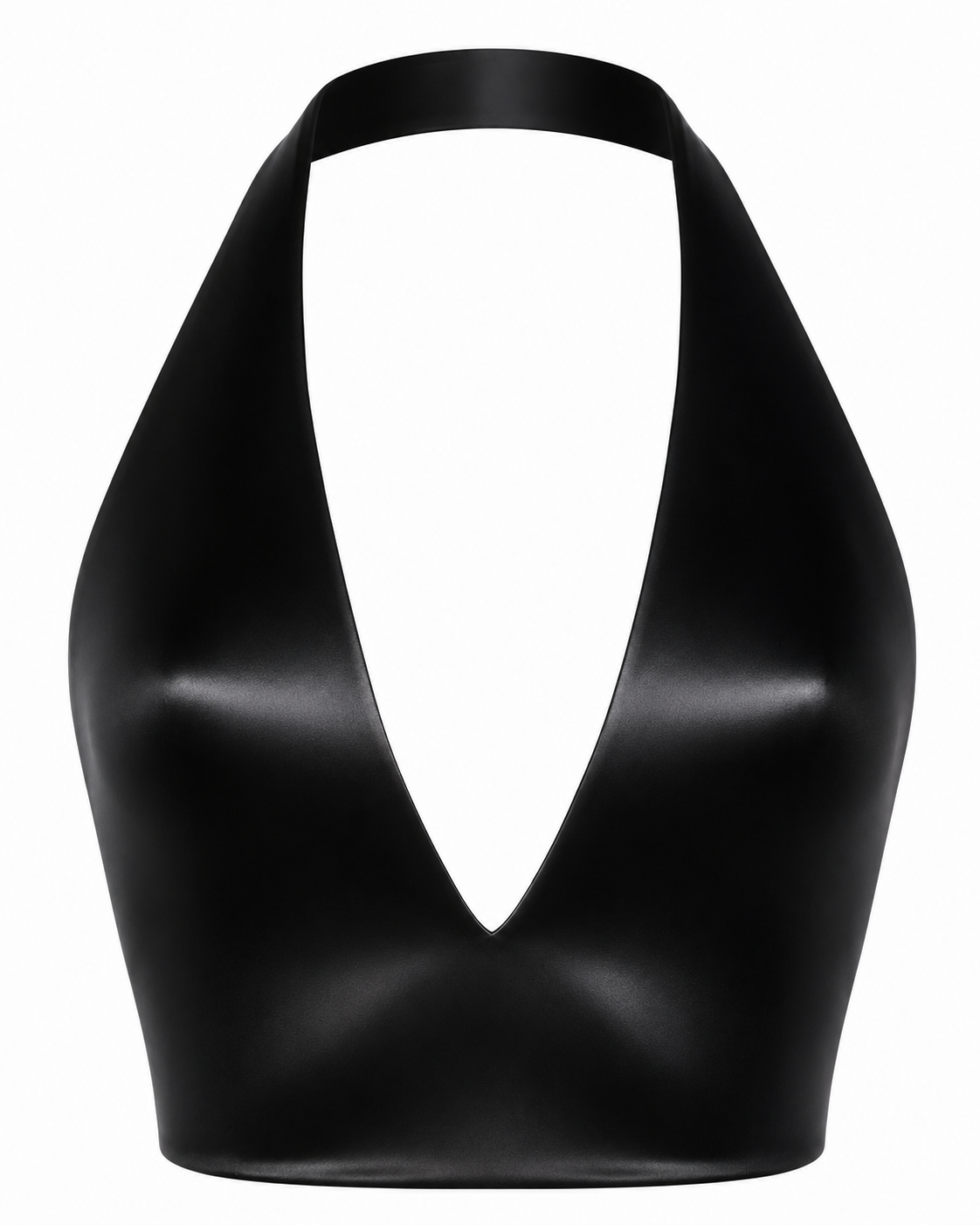 BLACK SAKURA CROP HALTER