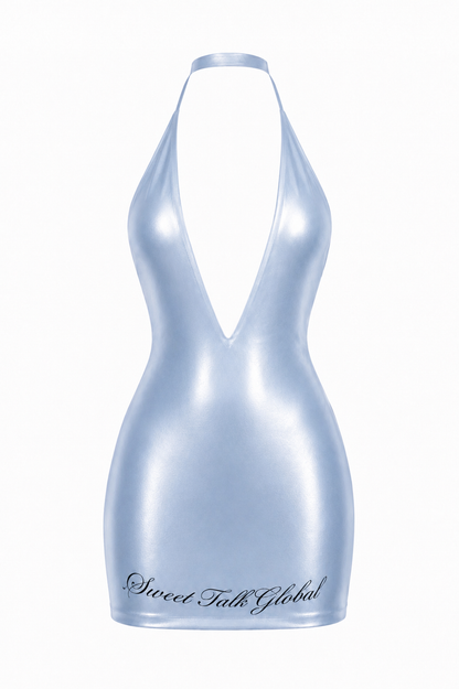 SAKURA OYSTER BLUE TATTOO  DRESS