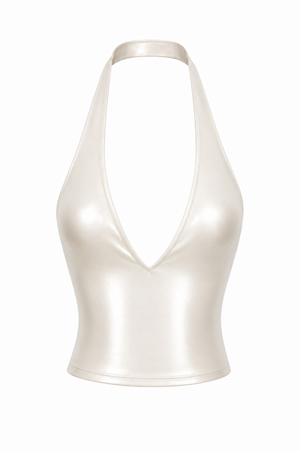 SAKURA SNOW CROP HALTER TOP