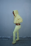 YELLOW FOLD LEGGING