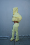YELLOW FOLD LEGGING