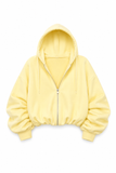 YELLOW DOUBLE BLANK HOODIE