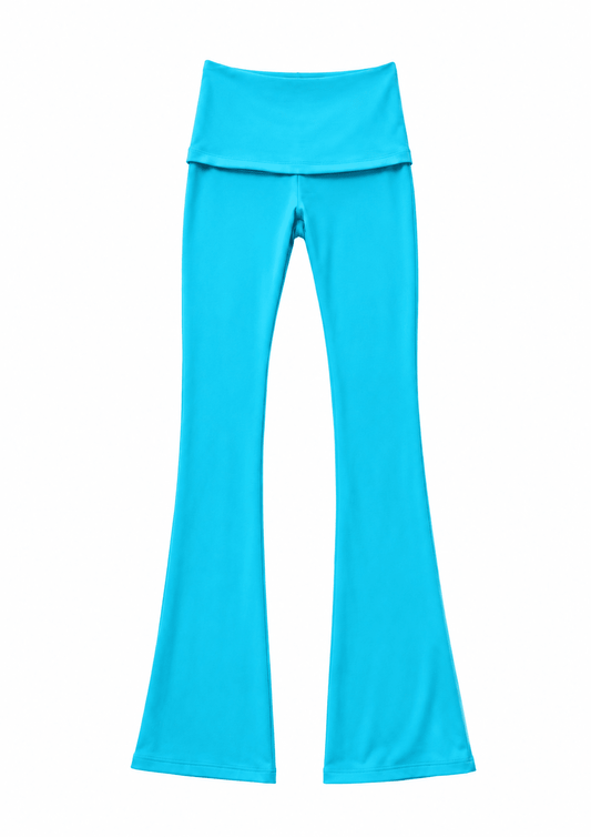 AQUAMARINE FOLD LEGGING - SWEET TALK