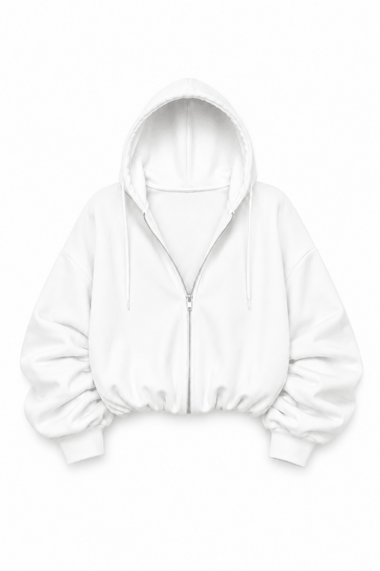 DOUBLE BLANK HOODIE - SWEET TALK