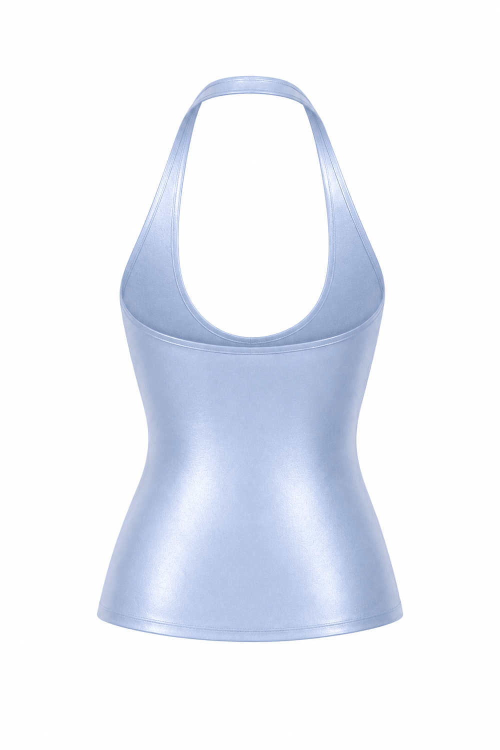 SAKURA BLUE HALTER TOP
