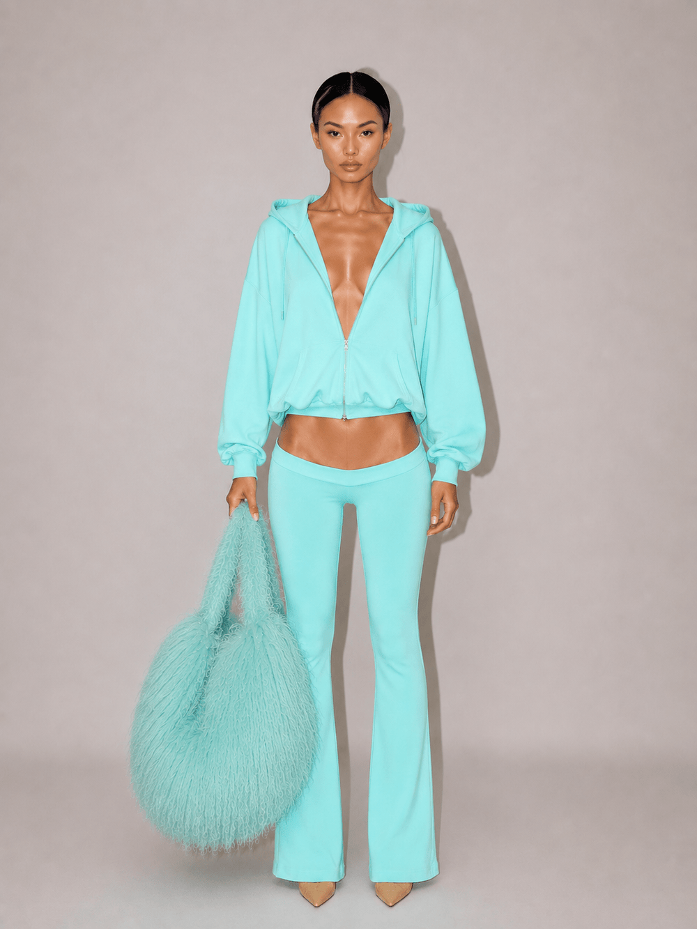 ULTRA LOW WAIST AQUAMARINE LEGGING