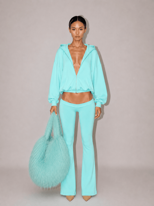 ULTRA LOW WAIST AQUAMARINE LEGGING - SWEET TALK