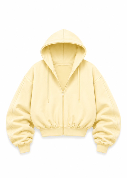 VANILLA BUTTER YELLOW HOODIE