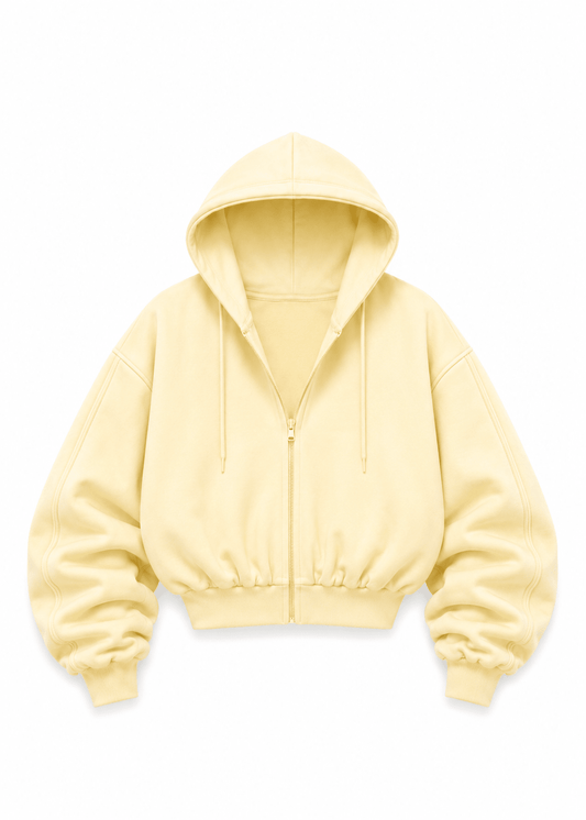 VANILLA BUTTER YELLOW HOODIE - SWEET TALK